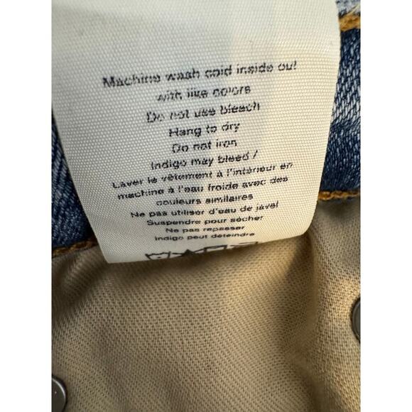 Rag & Bone jeans Nina High Rise Ankle Skinny blue denim button fly Sz 30 - Picture 10 of 11